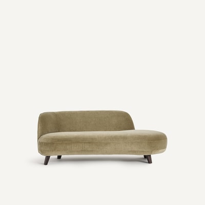 Sofá-cama em veludo de linho, Rosebury, design de Emmanuel Gallina AM.PM X EMMANUEL GALLINA