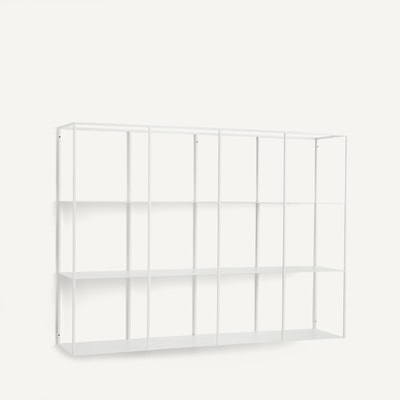Bibliothèque murale en métal acier, hauteur 100,6 cm, PARALLEL AM.PM