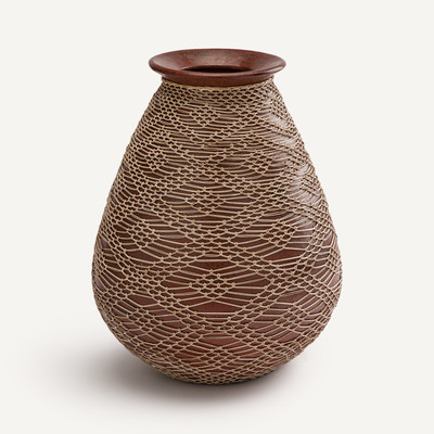 Vase en terre cuite, H42 cm, Mavazi AM.PM