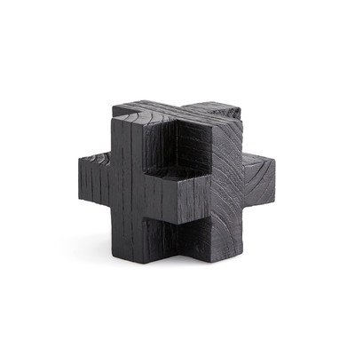 Oggetto decorativo cubo di legno, piccolo modello Mekubo AM.PM