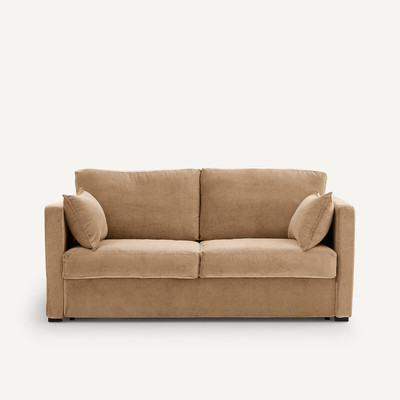 Sofá-cama em veludo stonewashed, Neo Kinkajou AM.PM