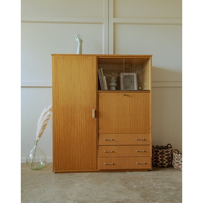 Buffet bar en bois Gustave N°540 - Bon état DEBONGOUT