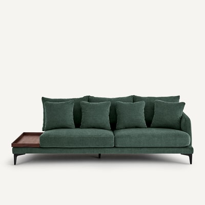 Demi-canapé avec plateau, en polyester mélangé, MODERNISTE AM.PM X EMMANUEL GALLINA