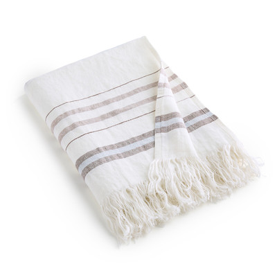 Plaid/fouta in linnen, gestreept , Lagoa AM.PM