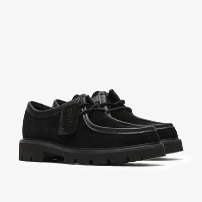 Derby's in leer Cleyhill Seam CLARKS