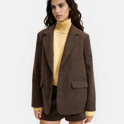 Gerader Blazer mit Karomuster LA REDOUTE COLLECTIONS