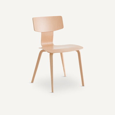 Chaise en hêtre fabriquée en France, Elisée AM.PM