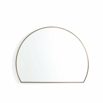 Miroir demi-cercle métal fer H60cm, Caligone AM.PM