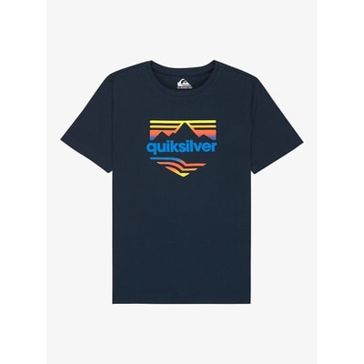 T-shirt met korte mouwen en print vooraan QUIKSILVER