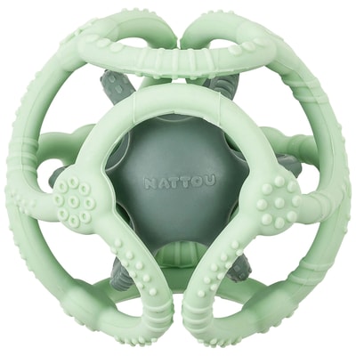 Lot de 2 balles encastrables en silicone NATTOU