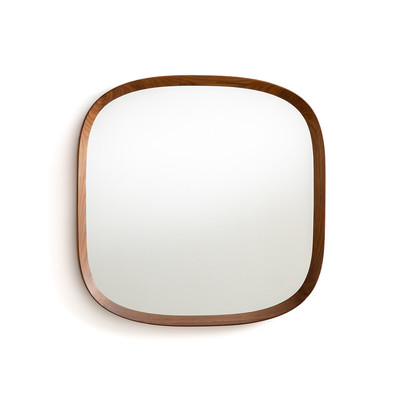 Miroir organique noyer massif, H60cm, Orion AM.PM