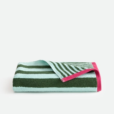 Maxi-Badetuch DANI BICOLORE, gestreift, aus Schlingenfrottee 500g LA REDOUTE INTERIEURS