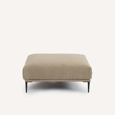 Repose-pieds XL, en chenille recyclée, OSCAR, design Emmanuel Gallina AM.PM