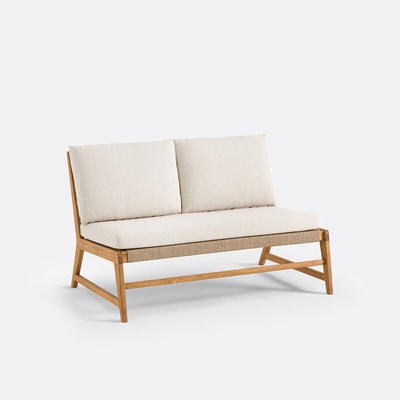 Tuinzetel in acacia, 2-zit, Natou LA REDOUTE INTERIEURS