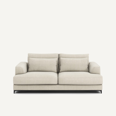 Sofá-cama 3 lugares, algodão e linho, Marsile AM.PM