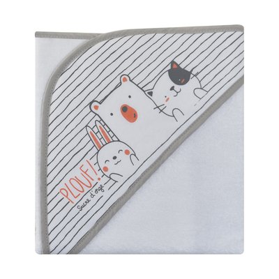 Cape de bain hugues eponge SUCRE D'ORGE