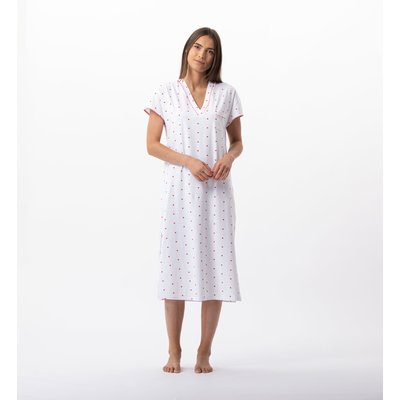 Chemise de nuit longue sans manche La Redoute