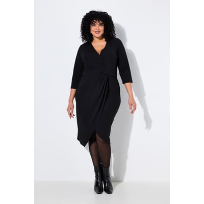 Robe midi avec effet cache-cœur ULLA POPKEN