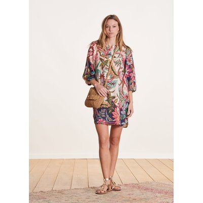 Robe courte ample à imprimé LA FEE MARABOUTEE