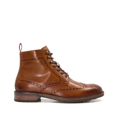 Bottes décontractées à lacets en cuir - CREATE DUNE LONDON