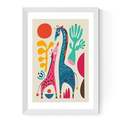 Giraffes by Rachel Lee Print EAST END PRINTS