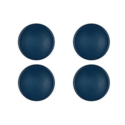 Lot de 4 assiettes plates en grès, SCANDI BJORN