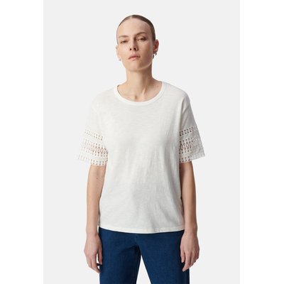 Tee-shirt col rond manches dentelle IKKS