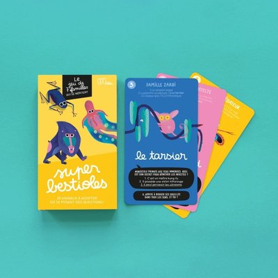 Jeu de 7 familles - Super bestioles MINUS EDITIONS