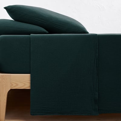 Drap plat uni gaze de coton, Kumla LA REDOUTE INTERIEURS