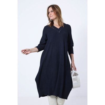 Robe longue en maille encolure en V JEAN-MARC PHILIPPE
