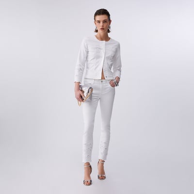 Veste avec broderie de Saint-Gall LIU JO