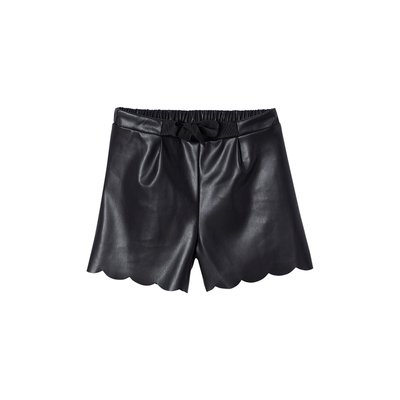 Short simili cuir finition festonnée VERTBAUDET