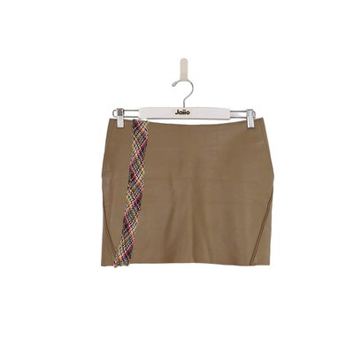 Mini jupe en cuir - Très Bon État MAJE