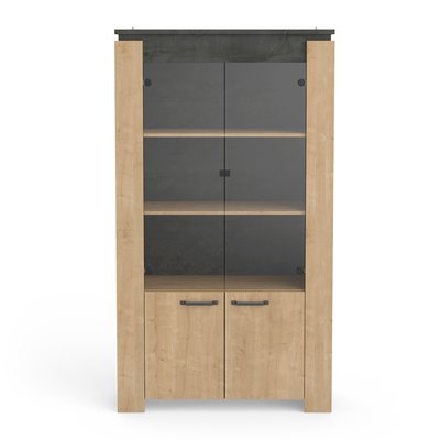 Vaisselier 2 portes vitrées et 2 portes pleines Austin - H174,50 cm CALICOSY