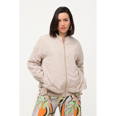 Veste, cordon coulissant, col style Teddy ULLA POPKEN
