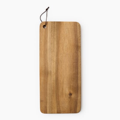 Planche à découper en bois d'acacia, 40x18cm MONOPRIX