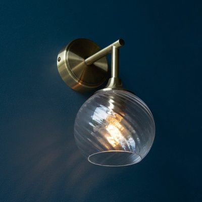 Allton Twisted Glass Wall Light SO'HOME