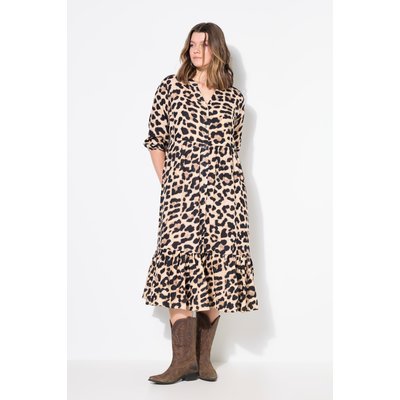 Robe maxi en mousseline, imprimé léopard STUDIO UNTOLD
