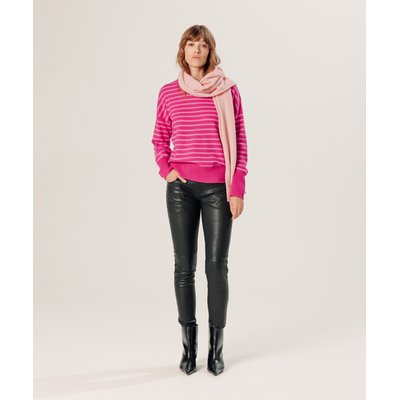 Pull large rayé en cachemire RODIER