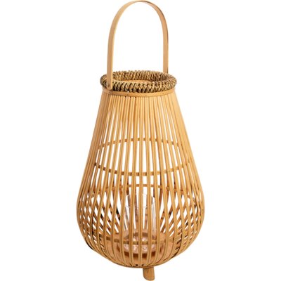 Lanterne bambou naturel ambiance chaleureuse et déco bohème RECOLLECTION