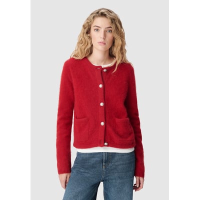 Cardigan tricot mousseux 100% laine IKKS