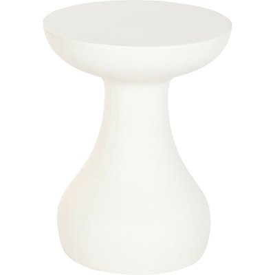 Table d'appoint blanche design en magnésie style moderne RECOLLECTION