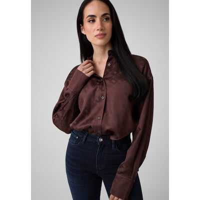 Chemise En Viscose À Logo GUESS