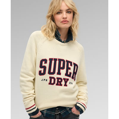 Pull Graphic Crew Coupe Décontractée SUPERDRY