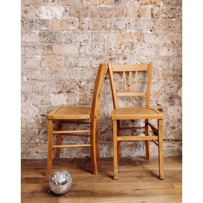 Chaise en bois Claude N°129 - Bon état DEBONGOUT