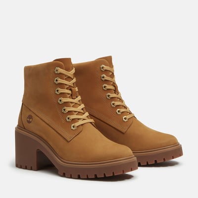 Bottines à talon, en cuir, STONE HEIGHTS MIS LACE TIMBERLAND