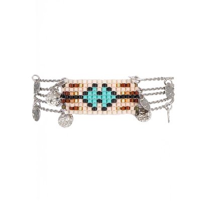 Bracelet ajustable multi-chaines HATCHEE HIPANEMA