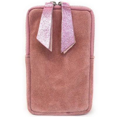 Pochette bandoulière en croûte de cuir italien LOUVRE OH MY BAG
