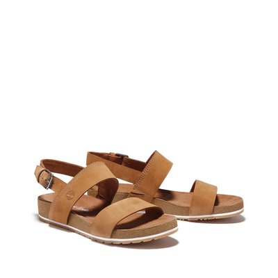 Sandali con zeppa pelle Malibu 2 band TIMBERLAND
