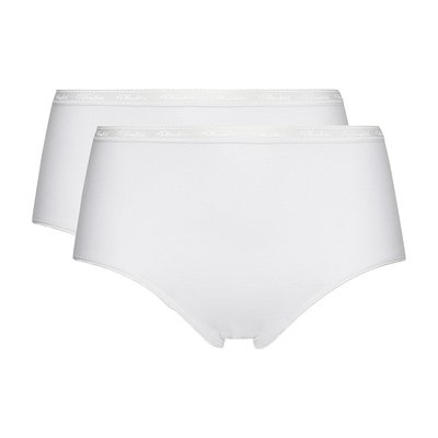 Lot de 2 slips midi en coton bio PLAYTEX